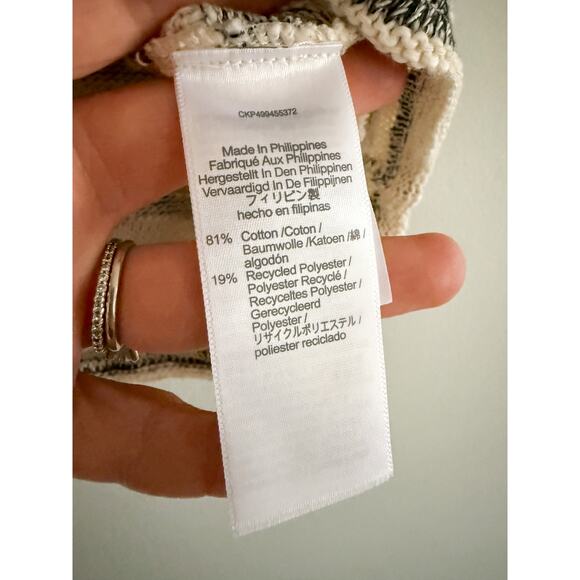 Madewell | NWT Crewneck Sweater Vest in Stripe Natural | Sz S - Picture 6 of 9